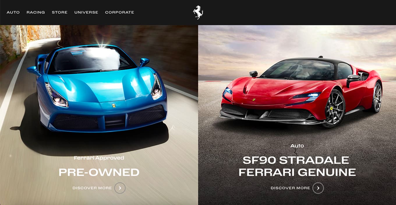 Ferrari banner