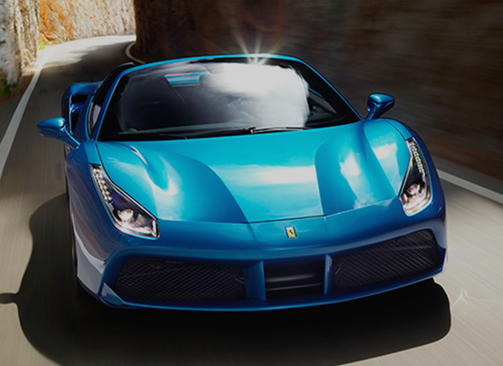 Ferrari-car-blue